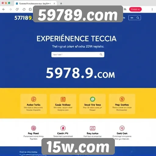 Experiência de usuário no site 59789.com