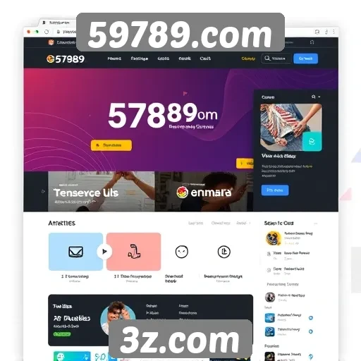 Avaliação da interface de usuário do site 59789.com